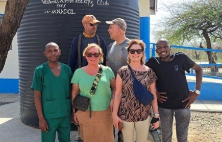 Thomas, Tomas, Pia och Kicki besöker Kenya
